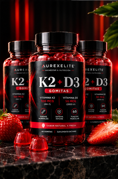 🍓 GOMIREX VITAMINA K2 + D3 GOMITA